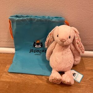 Jellycat Authentic Small Blossom Blush Bunny ‘Cherry’ Plush – NWT w/ Dust Bag